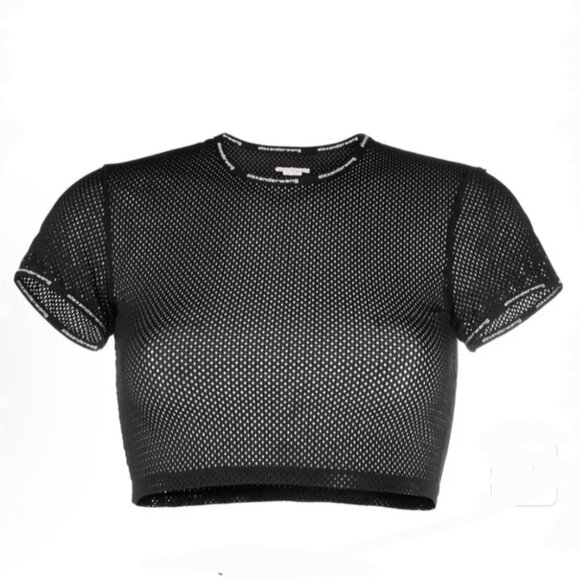 Alexander Wang Mesh Crop Top - Picture 1 of 9